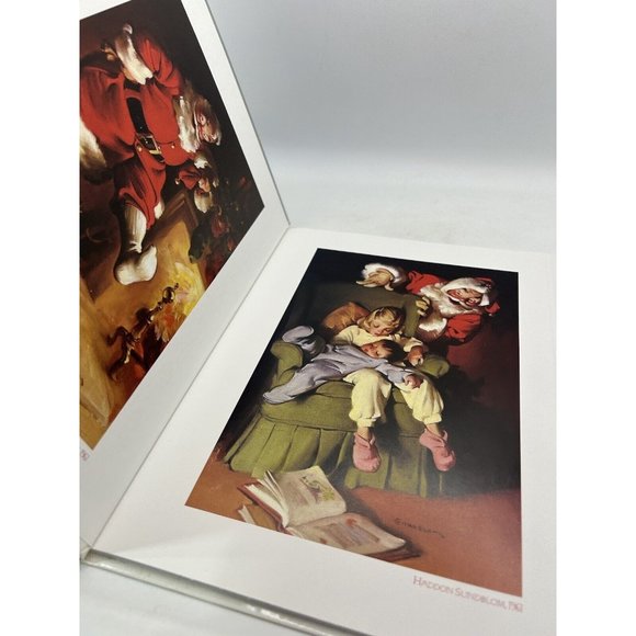 Coca Cola Santa Twas the Night Before Christmas Clement C Moore Book - Picture 6 of 13